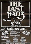 The Last Waltz 1979 poster The Band Martin Scorsese Rock och pop Dokumentärer