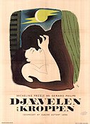 Le diable au corps 1949 poster Micheline Presle Konstaffischer