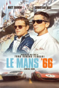 Le Mans 66 2019 poster Matt Damon Christian Bale Jon Bernthal James Mangold Bilar och racing