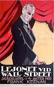 Lejonet vid Wall Street 1916 poster Frank Keenan