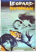 Leopardkvinnan 1962 poster Juliette Greco Liselotte Pulver