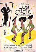 Les Girls 1957 poster Gene Kelly Mitzi Gaynor Musikaler