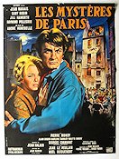 Les Mysteres de Paris 1962 poster Jean Marais
