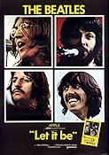 Let It Be 1970 poster Beatles Rock och pop