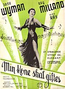 Let´s Do It Again 1953 poster Jane Wyman Ray Milland Aldo Ray Alexander Hall Musikaler