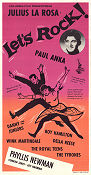 Let´s Rock 1958 poster Paul Anka Danny and the Juniors Rock och pop Dans
