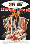 Leva och låta dö 1973 poster Roger Moore Jane Seymour Yaphet Kotto Guy Hamilton Gambling