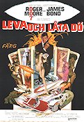 Leva och låta dö 1973 poster Roger Moore Jane Seymour Yaphet Kotto Guy Hamilton Gambling