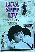 Leva sitt liv 1963 poster Anna Karina Jean-Luc Godard