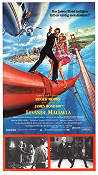 Levande måltavla 1985 poster Roger Moore Tanya Roberts Christopher Walken Grace Jones John Glen Broar