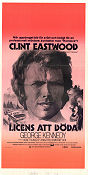 Licens att döda 1975 poster George Kennedy Vonetta McGee Clint Eastwood Berg