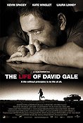 The Life of David Gale 2003 poster Kevin Spacey Kate Winslet Laura Linney Alan Parker