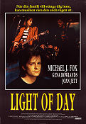 Light of Day 1987 poster Michael J Fox Gena Rowlands Joan Jett Paul Schrader Rock och pop Kändisar