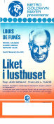 Liket i lusthuset 1971 poster Louis de Funes Claude Gensac Michel Galabru Jean Girault