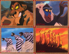The Lion King 1994 lobbykort Matthew Broderick Roger Allers Animerat Katter
