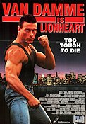 Lionheart 1990 poster Jean-Claude Van Damme Sheldon Lettich