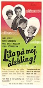 Lita på mej älskling 1961 poster Jarl Kulle Lena Söderblom Maj-Britt Nilsson Sven Lindberg