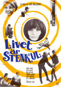 Livet är stenkul 1967 poster Inger Taube Maj Nielsen Keve Hjelm Lars Hansson Jan Halldoff Musik: Fabulous Four Text: Stig Claesson Rock och pop Affischkonstnär: Ranke Sandgren