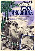 Livet i Finnskogarna 1947 poster Carl-Henrik Fant Karl Jularbo Calle Jularbo Bengt Logardt Naima Wifstrand Barbro Ribbing Ivar Johansson