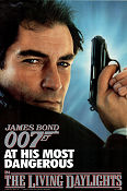 The Living Daylights 1987 poster Timothy Dalton Maryam d´Abo Jeroen Krabbé John Glen