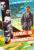 Ljuvlig är sommarnatten 1961 poster Karl-Arne Holmsten Per Oscarsson Folke Sundquist Arne Mattsson Text: Maria Lang