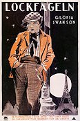 Lockfågeln 1924 poster Gloria Swanson Eric Rohman art