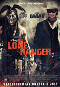 The Lone Ranger 2013 poster Johnny Depp Armie Hammer Gore Verbinski Från serier