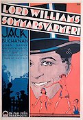 Lord Williams sommarsvärmeri 1931 poster Jack Buchanan