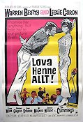 Lova henne allt 1966 poster Warren Beatty Leslie Caron