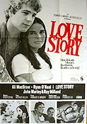 Love Story 1970 poster Ali MacGraw Ryan O´Neal Romantik