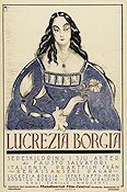 Lucrezia Borgia 1920 poster Fausto Salvatori