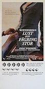 Lust och fägring stor 1995 poster Johan Widerberg Marika Lagercrantz Thomas von Brömssen Bo Widerberg