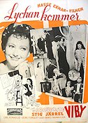 Lyckan kommer 1942 poster Marguerite Viby Stig Järrel Hasse Ekman Hitta mer: Large poster