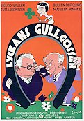 Lyckans gullgossar 1932 poster Sigurd Wallén Tutta Berntzen Tutta Rolf