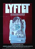 Lyftet 1978 poster Bodil Mårtensson Roland Jansson Anders Lönnbro Text: Kenneth Ahl Kultfilmer