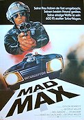 Mad Max 1980 poster Mel Gibson Filmen från: Australia