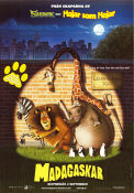 Madagaskar 2005 poster Animerat