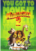 Madagaskar 2 2008 poster Eric Darnell Animerat