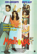 Madhouse 1990 poster Richard Alexander Kirstie Alley John Larroquette Tom Ropelewski