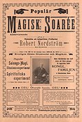 Magisk soaré Robert Nordström 1904 affisch Robert Nordström