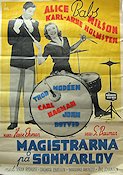 Magistrarna på sommarlov 1941 poster Alice Babs Karl-Arne Holmsten Instrument