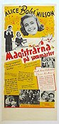 Magistrarna på sommarlov 1941 poster Alice Babs Karl-Arne Holmsten