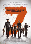 The Magnificent Seven 2016 poster Denzel Washington Chris Pratt Ethan Hawke Antoine Fuqua