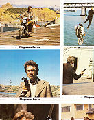 Magnum Force 1973 lobbykort Clint Eastwood Hal Holbrook Mitchell Ryan Ted Post Hitta mer: Dirty Harry Vapen