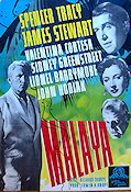 Malaya 1950 poster Spencer Tracy James Stewart