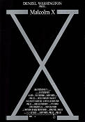 Malcolm X 1992 poster Denzel Washington Angela Bassett Delroy Lindo Spike Lee