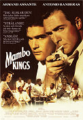 The Mambo Kings 1992 poster Antonio Banderas Armand Assante Cathy Moriarty Arne Glimcher Rökning Dans