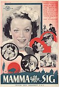 Mamma gifter sig 1937 poster Margit Manstad Carl Barcklind Glasögon