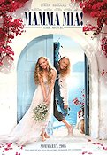 Mamma Mia the Movie 2008 poster Meryl Streep Pierce Brosnan ABBA Musikaler