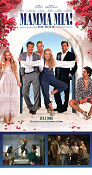 Mamma Mia the Movie 2008 poster Meryl Streep Pierce Brosnan Colin Firth Stellan Skarsgård Julie Walters Phyllida Lloyd Hitta mer: ABBA Musikaler